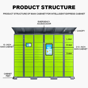 XinJu - Buzón Inteligente para Paquetes, Caja de Entrega con Escaneo de Código QR, Sistema de Correo con Software Personalizado para Centros Comerciales Universitarios - Product Image 2