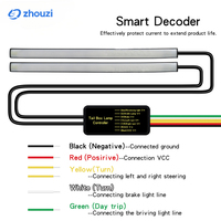 Lampes décoratives LED RVB télécommandées 12V bande lumineuse de calandre de voiture nouvel état avec lumières colorées