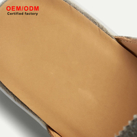 Mules mocassins de luxe personnalisées pour hommes en daim, à bout pointu, à enfiler, respirantes, imperméables, décontractées, plates et minimalistes 2026