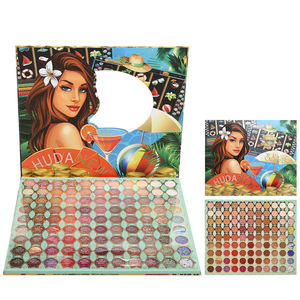 Palette de maquillage d'ombres à paupières, vente en gros, Palette de maquillage <span class=keywords><strong>color</strong></span>ée hautement pigmentée pour fille, marque privée - Product Image 4