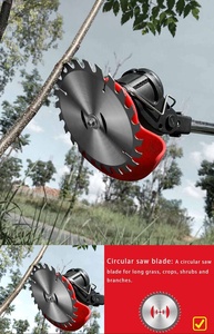 Máy cắt cỏ Máy cắt kính thiên văn Lithium điện công cụ cỏ Tông đơ máy cắt cỏ - Product Image 6