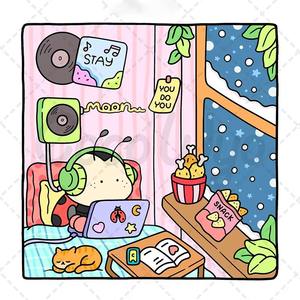 <span class=keywords><strong>Libro</strong></span> de Colorear para Adultos y Adolescentes de 48 Páginas con Adorables Personajes de Animales, Fácil de Usar - Product Image 4