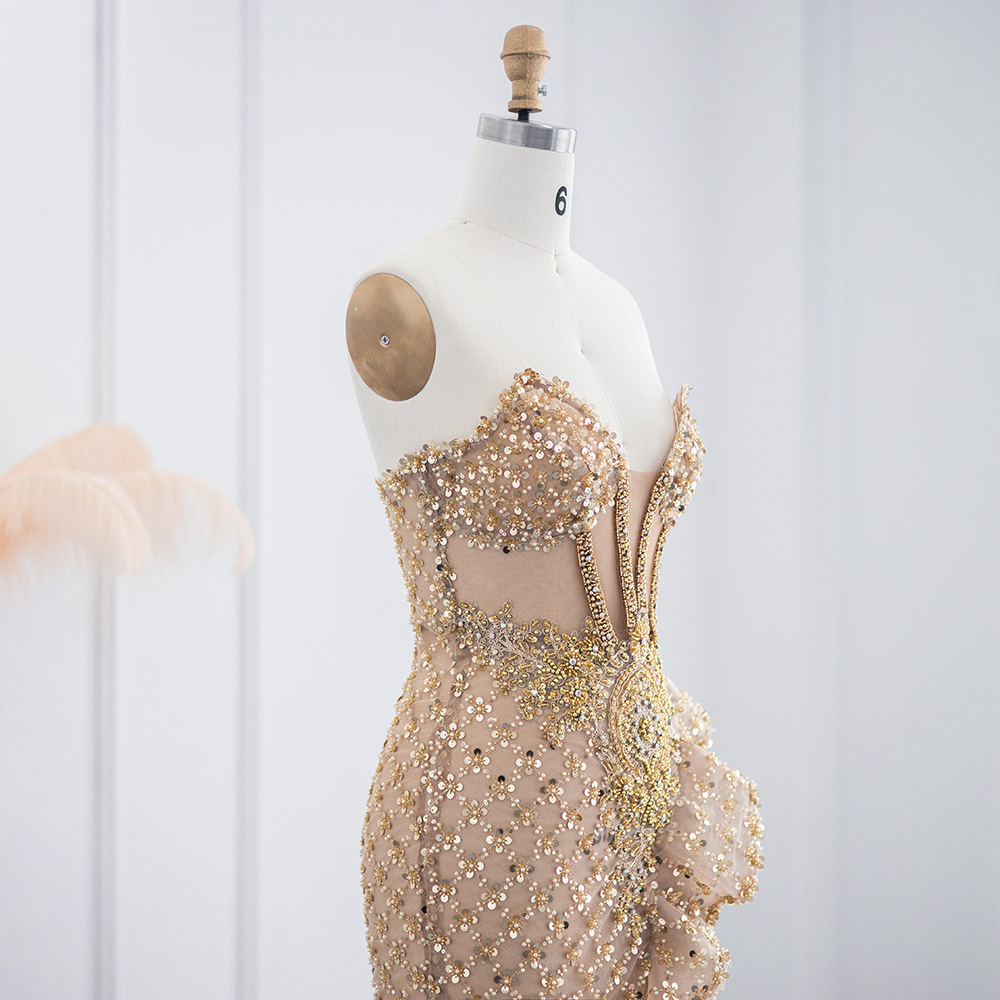 Gold Sequined Beading Strapless Natural Waist African Black Girls Short Prom  Dresses Sexy Sweetheart Mermaid Bodycon| Alibaba.com