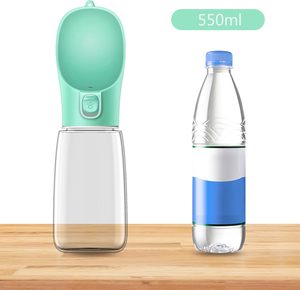 Bouteille d'eau de voyage pour chien de 380 ml, ronde, sûre, portable, en plastique, anti-fuite, lavable, durable, pour une utilisation en extérieur, pour chat et chien - Product Image 5