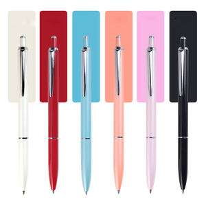 Stylos à bille rétractables en métal de haute qualité, colorés et populaires, avec logo personnalisé - Product Image 5