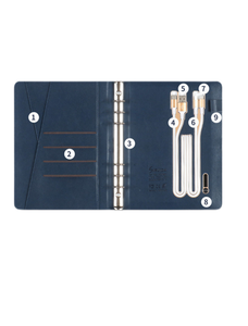 Planificateur personnalisé, classeur, carnet a5 a6, classeur à anneaux, budget, classeur en cuir pu, clip, carnet de notes, planificateur, organisateur, vente en gros - Product Image 2