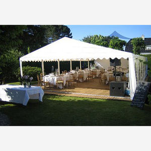 Tente de mariage russe en acier de 10 x 10 m à structure arquée pour concerts et événements en plein air - Product Image 5