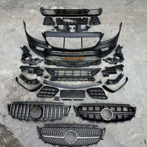 Nouveau kit de conversion de carrosserie HAKIMI, <span class=keywords><strong>vente</strong></span> directe d'usine, haute qualité, design agressif E63, noir brillant/aspect carbone, pour W213 Classe E - Product Image 2