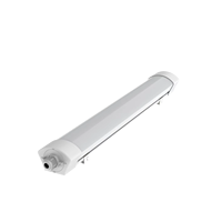 Luminaire LED étanche 20W 2FT IP66 IK10, connectable, pour garage, entrepôt, parking, passage souterrain, plafond, SAA CE RoHS