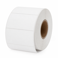 Rouleau d'étiquettes thermiques directes personnalisées 60 mm x 40 mm, autocollantes, vierges, pour codes-barres, pour imprimantes de point de vente en magasin et entrepôt