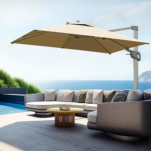 Sombrilla Cantilever LED Plegable, Impermeable, Grande, para Patio, Jardín, <span class=keywords><strong>Playa</strong></span>, Venta al Por Mayor - Product Image 4