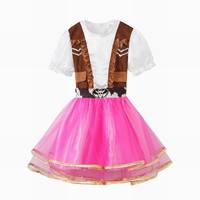 Costumes de danse jazz lyrique pour filles avec logo personnalisé, costumes de cow-boy pour enfants, ensemble de costumes de jeu de rôle unisexe pour enfants, polyester