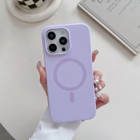 Coque de téléphone magnétique en silicone Promax 16 pour iPhone 18 17 16 15 14 13 12 Pro Max, antichoc, protection arrière pour 16Pro 15Pro
