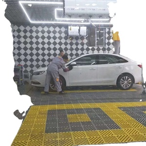 Plastique PP épissage revêtement de sol emboîtement sol de garage lavage de voiture carreaux de sol - Product Image 6