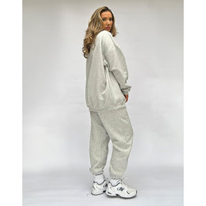 Felpa oversize grigio chiaro maglione Loungewear Pea Street Logo - Product Image 4