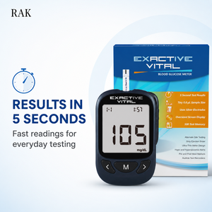 <span class=keywords><strong>Bandelettes</strong></span> de test de <span class=keywords><strong>glycémie</strong></span> Exactive <span class=keywords><strong>Vital</strong></span> en gros, compatibles avec 50 <span class=keywords><strong>bandelettes</strong></span> de test + 50 lancettes pour la mesure de la <span class=keywords><strong>glycémie</strong></span> - Product Image 5