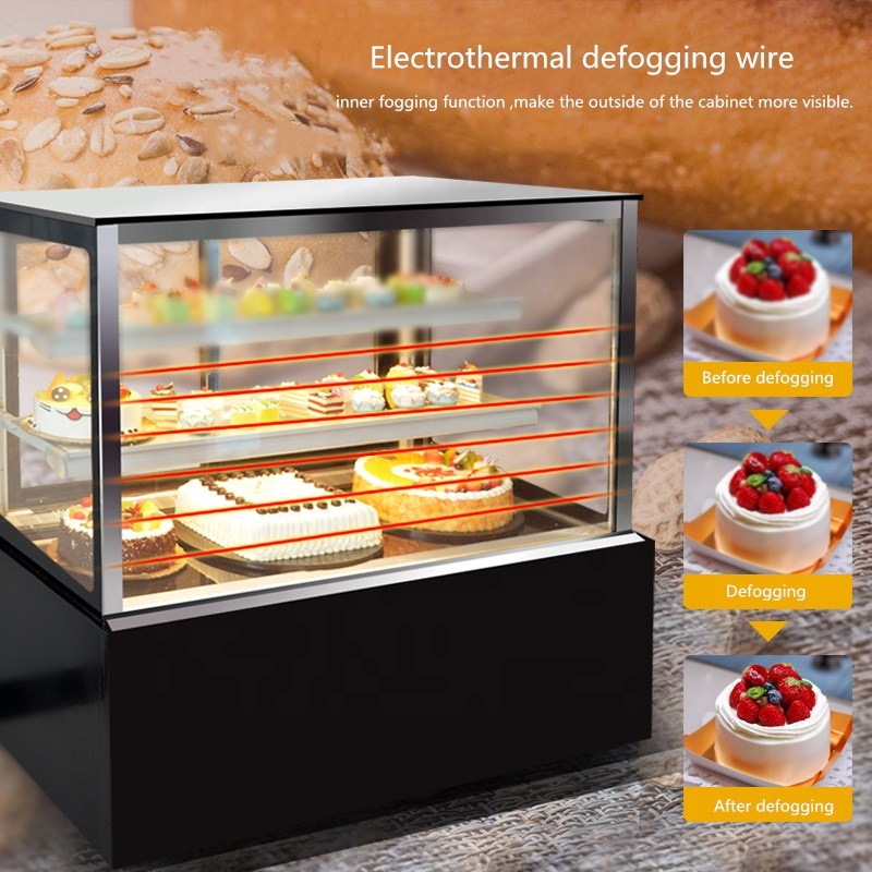 Открытый передний шкаф-холодильник/шкаф-витрина для выпечки тортов в супермаркете/Холодильный шкаф-витрина