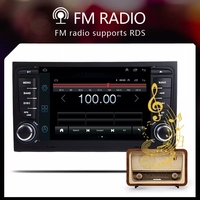Radio Universal de 7 Pulgadas con 4 Núcleos, GPS, Amplificador, Carplay, Android Auto, Reproductor de DVD para Audi A3 2003-2013
