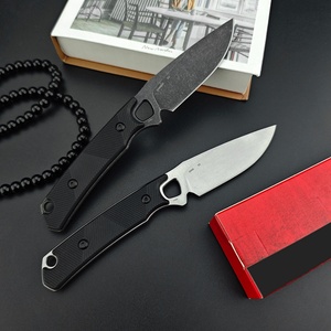 Cuchillo de camping fijo con mango completo Ker shaw STEPPE 2048 ECD para exteriores, montañismo y supervivencia, con funda portátil de fibra de nailon OEM - Product Image 6