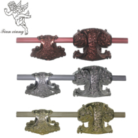 Kit d'accessoires et de fournitures funéraires en gros, en stock, de haute qualité, plaqué or, pour coins de cercueil et quincaillerie de cercueil