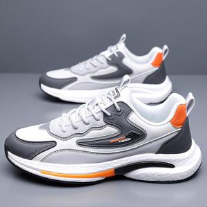 Chaussures d'eau pour hommes en cuir véritable à bout rond, imperméables, avec semelle extérieure en caoutchouc, semelle intermédiaire en EVA, légères et respirantes, pour le sport - Product Image 4