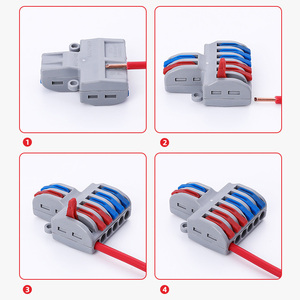 Connecteur de lampe à tube et kit d'amélioration domestique SPL-62 42 bornes rapides deux entrées six sorties pour bricolage - Product Image 6