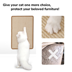 Planche à gratter pour chat, ne laisse pas de miettes, tapis en sisal, vertical, mural, résistant aux rayures, résistant à l'usure, jouet pour aiguiser les griffes du chat - Product Image 2