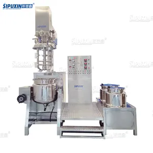 SPX 100L elevação hidráulica vácuo homogeneizador emulsionante máquina