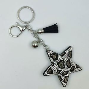 Hot Sale Cute Diamond Keychain Dog Shape <b>Key</b> <b>Ring</b> Hanging Bags Decoration Leopard Print Car Accessories <b>Key</b> Chain - Product Image 5