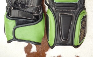 Guantes de Motociclismo de Cuero Genuino de Primera Calidad, Color Personalizado, Impermeables, Compatibles con Pantalla Táctil, Unisex, Keven Impex Personalizados - Product Image 4