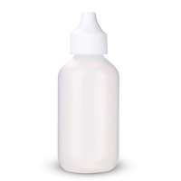 Bouteille en plastique PE de 30 ml et 60 ml, couleur personnalisée, pot de crème pour le visage, emballage vide pour gel blanc