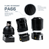 Conector Hembra de Plástico SFE NEMA 20A 125/250V con Bloqueo Giratorio para Enchufe de Extensión Estándar Americano CE