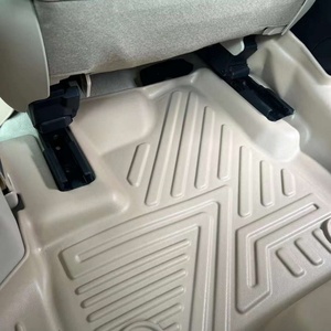 Alfombrilla de Coche KQD 5D TPE Impermeable de Fibra de Carbono Negra Compatible con LAND CRUISER LC300 y AXE 2025 - Product Image 3