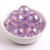 Vente en gros de perles brillantes, acrylique, à paillettes, pour la fabrication de bijoux, accessoires de mode
