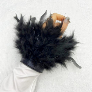 Women Natural Fur <strong>Feather</strong> <strong>Cuffs</strong> Sexy <strong>Snap</strong> on Bracelet Arm <strong>Cuff</strong> Shirts Sleeves for Women Real Ostrich <strong>Feather</strong> Anklet Wrist <strong>Cuff</strong> - Product Image 1