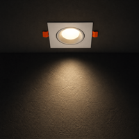 Spot LED encastré anti-éblouissement avec grille en aluminium pour ampoules MR16 GU10 – Cadre de plafonnier intérieur en promotion