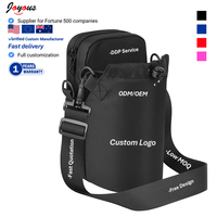 Porte-bouteille magnétique résistant à l'eau pour la salle de sport, petit sac à bandoulière en néoprène noir magnétique pour téléphone portable, portable, unisexe