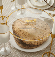 LOGO personnalisé & Taille Cadeaux juifs Lucite Classic Matzah Box