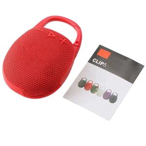 पोर्टेबल क्लिप्स 5 वायरलेस बीटी स्पीकर बिल्ट-इन माइक 10000 माह बैटरी टी कार्ड समर्थन प्लास्टिक कैबिनेट छोटे घर पार्टी गायन के लिए - Product Image 1
