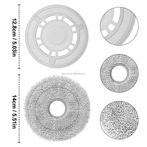 ผ้าถูพื้นพร้อมที่ยึดแทนแผ่นเช็ดสำหรับ dreame L10S อัลตร้า/L10s โปรเจน<span class=keywords><strong>2</strong></span>/L10อัลตร้า/L10S โปร/L10นายก/X20โปร/X20 + - Product Image 3