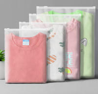 Vente en gros de sacs en plastique à fermeture éclair pour vêtements cosmétiques