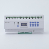 Controlador de Relés de Luz Tipo Bus, 12 Entradas de Señal de Emergencia, RS485, 220V, Montaje en Riel DIN, Gestión de Iluminación para Oficinas y Centros Comerciales