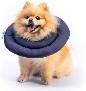 <span class=keywords><strong>Collar</strong></span> Isabelino Inflable para Perro de Algodón PP Ecológico de Alta Calidad con Cintas y Patrón Sólido, Suave y Protector para la Recuperación - Product Image 6