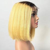 Perruque de cheveux humains ultra-lisses Super Double Drawn SDD 10 pouces, cheveux vierges vietnamiens, fermeture en dentelle 2x6, perruque courte bob sans colle