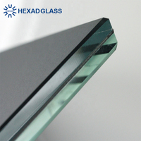 Verre de sécurité feuilleté trempé de qualité construction 6.38 8.38 10.38 Panneau transparent pour portes, fenêtres, balcons, garde-corps