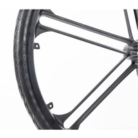 Jeu de roues Nedong 24x1.5, pneus de vélo en caoutchouc massif, frein V en alliage d'aluminium, MOQ500