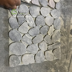 Đen Pebble Đá Vòng Gạch Mosaic - Product Image 2