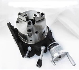 Tête de division universelle DIJIN <span class=keywords><strong>CS6</strong></span> en fonte avec indexage rapide pour fraiseuse, mandrin à trois mors 160 mm – Direct Usine - Product Image 2