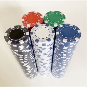 Wholesale Plastic Eco-friendly Texas Entertainment Game Chips Small Sixes <b>Dice</b> 11.5g for Poker Chips - Product Image 3