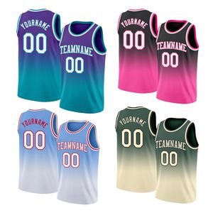Fq कस्टम ग्रेडिएंट रंग बास्केटबॉल जर्सी त्वरित सुखाने वाली बास्केटबॉल शीर्ष वर्दी - Product Image 2